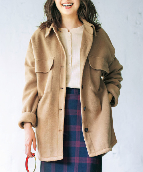 良好品 19冬新着 Geera ジーラ のその他アウター Geera ジーラ のファッション フェイクスライバー素材ｃｐｏジャケット 49 を購入できます Geera その他アウター フェイクスライバー素材ｃｐｏジャケット その他アウター