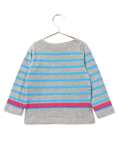 B:MING by BEAMS（ビーミングバイビームス）の「【＜VERY 3月号掲載＞ビーミング by ビームス / パネルボーダー ボートネック 】（Tシャツ/カットソー・キッズ・ホワイト/ネイビー/ライトグレー/その他1・110/130/120/80/100/140/150/90）」の22枚目の写真