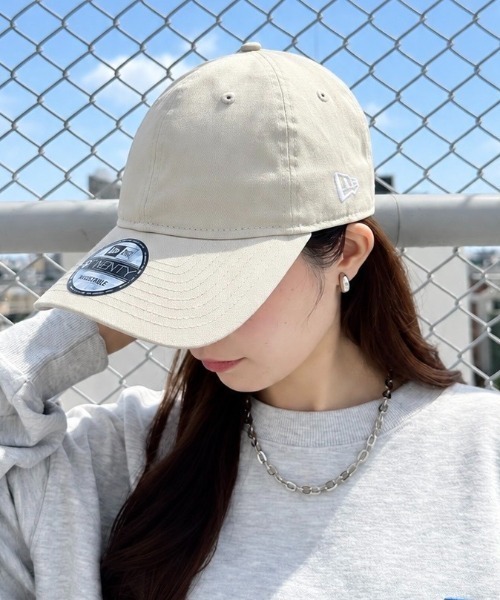 NEW ERA(ニューエラ)の「NEW ERA(ニューエラ)/9TWENTY BLANKCAP /ブランクキャップ NE201 帽子 シンプル(キャップ・メンズ・ホワイト/ブラック/ネイビー/グレー/サンドベージュ・F)」の6枚目の写真