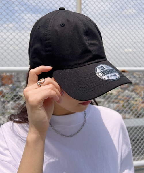 NEW ERA（ニューエラ）の「NEW ERA(ニューエラ)/9TWENTY BLANKCAP /無地 ロゴなし ブランクキャップ NE201 帽子（キャップ・メンズ・ホワイト/ブラック/ネイビー/グレー/サンドベージュ・F）」の19枚目の写真
