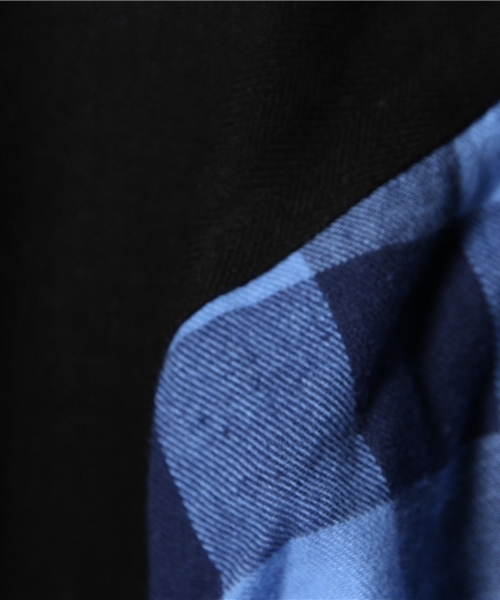 Kastane（カスタネ）の「【Kastane】チェックオーバーブラウス（シャツ/ブラウス・レディース・ブラック/ベージュ・FREE）」の9枚目の写真