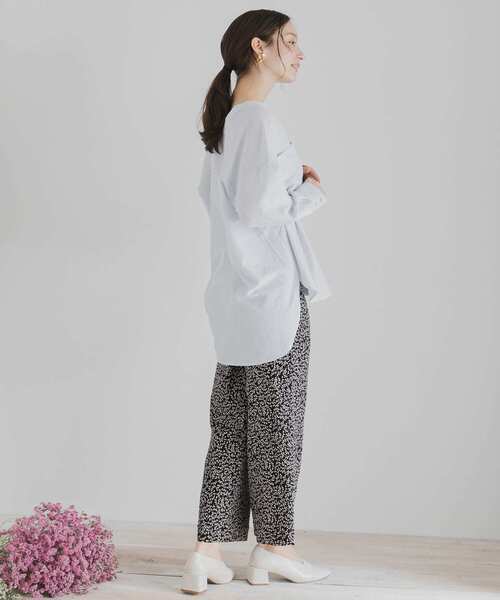 SENSE OF PLACE by URBAN RESEARCH(センスオブプレイスバイアーバンリサーチ)の「ワイドストレートヨウリュウパンツ(その他パンツ・レディース・ベージュ/オレンジ系その他/ブラック系その他・FREE)」の14枚目の写真