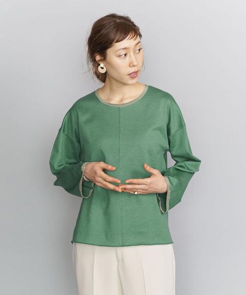 BEAUTY&YOUTH UNITED ARROWS（ビューティーアンドユースユナイテッドアローズ）の「BY ガーゼバックボタンプルオーバーо（Tシャツ/カットソー・レディース・ケリー/ライトピンク/ホワイト・FREE）」の16枚目の写真