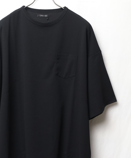 INNOCENT（イノセント）の「梨地　ビッグシルエット半袖Tシャツ（Tシャツ/カットソー・レディース・チャコールグレー/ベージュ/ネイビー/ブラウン/ブラック/グレイッシュベージュ/ブルー/ホワイト/ライトグレー・MEDIUM/LARGE）」の22枚目の写真