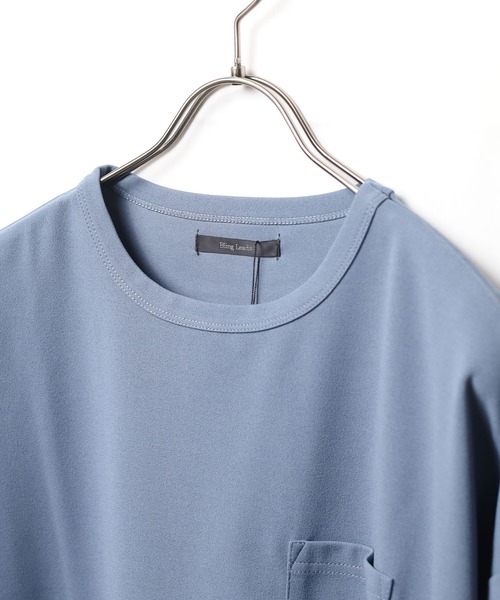 INNOCENT（イノセント）の「梨地　ビッグシルエット半袖Tシャツ（Tシャツ/カットソー・レディース・チャコールグレー/ベージュ/ネイビー/ブラウン/ブラック/グレイッシュベージュ/ブルー/ホワイト/ライトグレー・MEDIUM/LARGE）」の15枚目の写真