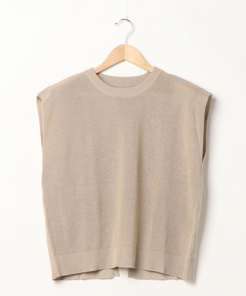 archives(アルシーヴ)の「バックスリットニットベスト(ベスト・レディース・ベージュ/ブラウン/グリーン・MEDIUM)」の21枚目の写真