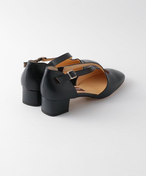 Mezzan boutique クロスストラップパンプス ネイビー（楽天市場
