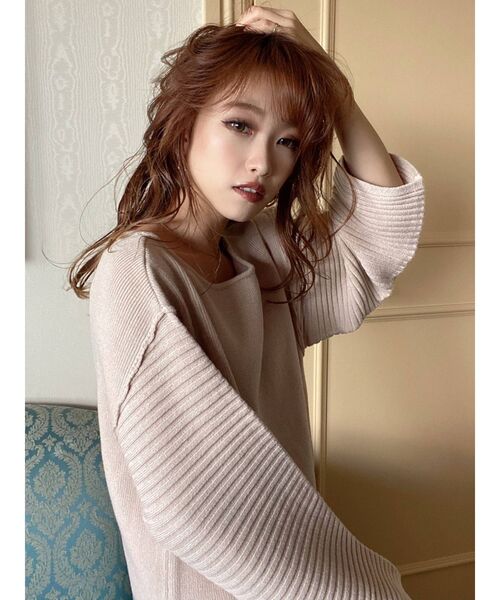 RESEXXY（リゼクシー）の「オーバーデザインニットトップス【セットアップ着用可能】（ニット/セーター・レディース・ブラック/オフホワイト/ピンク・FREE）」の18枚目の写真