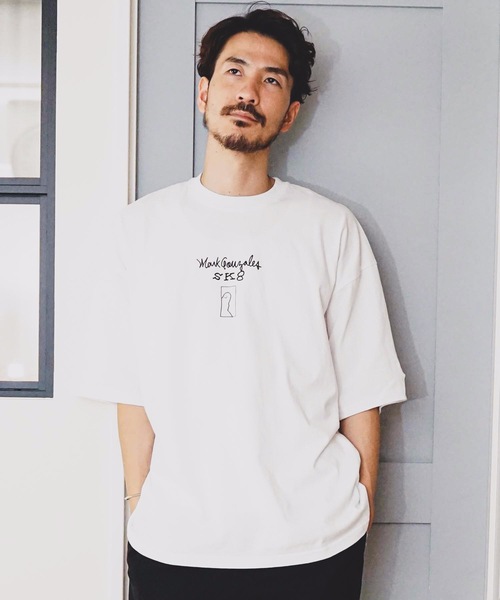 Mark Gonzales(マーク・ゴンザレス)の「【Mark Gonzales/マークゴンザレス】プリントBIGTシャツ ビッグシルエット バックプリント(Tシャツ/カットソー・メンズ・ホワイト/ブラック/グリーン/ブラウン・MEDIUM/LARGE)」の22枚目の写真