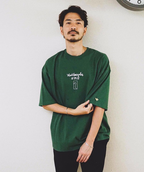 Mark Gonzales(マーク・ゴンザレス)の「【Mark Gonzales/マークゴンザレス】プリントBIGTシャツ ビッグシルエット バックプリント(Tシャツ/カットソー・メンズ・ホワイト/ブラック/グリーン/ブラウン・MEDIUM/LARGE)」の18枚目の写真