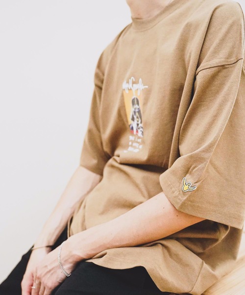 Mark Gonzales(マーク・ゴンザレス)の「【Mark Gonzales/マークゴンザレス】プリントBIGTシャツ ビッグシルエット バックプリント(Tシャツ/カットソー・メンズ・ホワイト/ブラック/グリーン/ブラウン・MEDIUM/LARGE)」の9枚目の写真