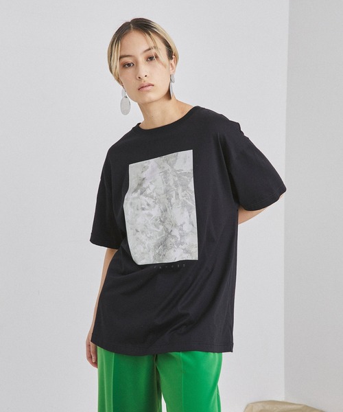 UNITED TOKYO（ユナイテッドトウキョウ）の「SUIBOKUARTビッグTシャツby CHINPAN（Tシャツ/カットソー・レディース・ホワイト/ブラック・0）」の17枚目の写真