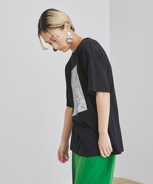 UNITED TOKYO（ユナイテッドトウキョウ）の「SUIBOKUARTビッグTシャツby CHINPAN（Tシャツ/カットソー・レディース・ホワイト/ブラック・0）」の20枚目の写真
