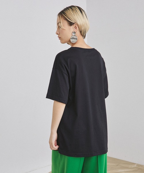 UNITED TOKYO（ユナイテッドトウキョウ）の「SUIBOKUARTビッグTシャツby CHINPAN（Tシャツ/カットソー・レディース・ホワイト/ブラック・0）」の4枚目の写真