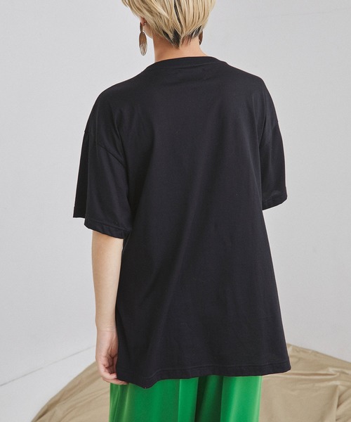 UNITED TOKYO（ユナイテッドトウキョウ）の「SUIBOKUARTビッグTシャツby CHINPAN（Tシャツ/カットソー・レディース・ホワイト/ブラック・0）」の8枚目の写真