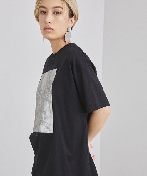 UNITED TOKYO（ユナイテッドトウキョウ）の「SUIBOKUARTビッグTシャツby CHINPAN（Tシャツ/カットソー・レディース・ホワイト/ブラック・0）」の10枚目の写真