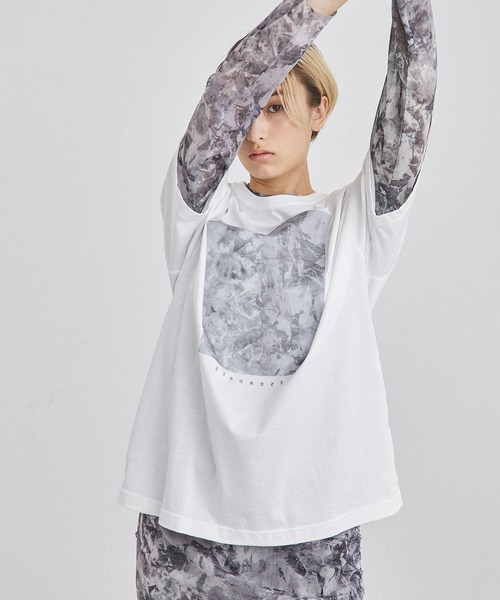 UNITED TOKYO（ユナイテッドトウキョウ）の「SUIBOKUARTビッグTシャツby CHINPAN（Tシャツ/カットソー・レディース・ホワイト/ブラック・0）」の22枚目の写真