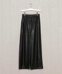 H　BEAUTY&YOUTH UNITED ARROWS | ＜H＞FAKE LEATHER WIDE PANTS/パンツ(その他パンツ)