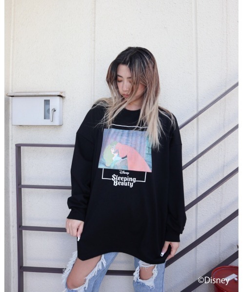 FIG&VIPER（フィグアンドバイパー）の「Princess BIGロンT（Tシャツ/カットソー・レディース・ホワイト/ブラック・FREE）」の6枚目の写真