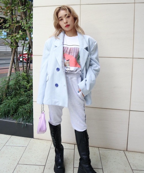 FIG&VIPER（フィグアンドバイパー）の「Princess BIGロンT（Tシャツ/カットソー・レディース・ホワイト/ブラック・FREE）」の17枚目の写真