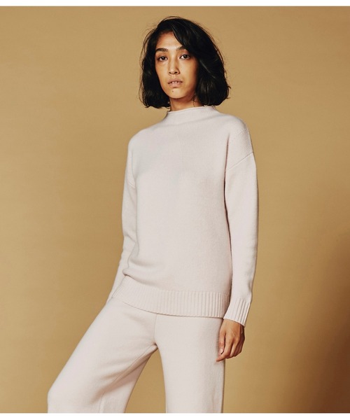 DOUBLE STANDARD CLOTHING(ダブルスタンダードクロージング)の「AURORA ロイヤルカシミヤプルオーバー(ニット/セーター・レディース・ベビーピンク/ブラウン・36/38)」の11枚目の写真