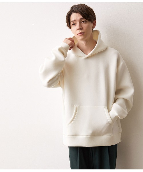 JUNRED（ジュンレッド）の「フーディライトスウェット（パーカー・メンズ・ホワイト系その他6/ブラック/オレンジ・M/L）」の6枚目の写真