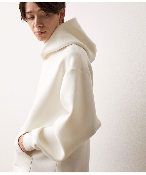 JUNRED（ジュンレッド）の「フーディライトスウェット（パーカー・メンズ・ホワイト系その他6/ブラック/オレンジ・M/L）」の8枚目の写真