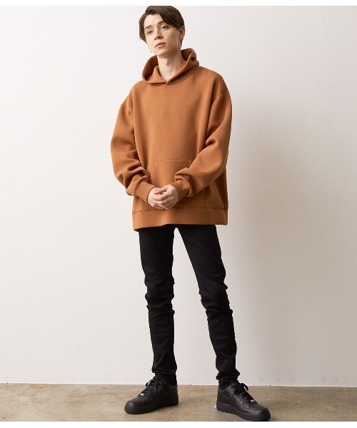 JUNRED（ジュンレッド）の「フーディライトスウェット（パーカー・メンズ・ホワイト系その他6/ブラック/オレンジ・M/L）」の11枚目の写真