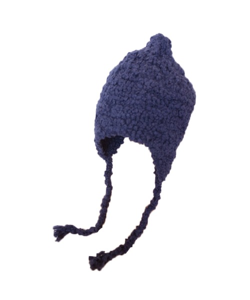 GRIN BUDDY(グリンバディ)の「【GRIN BUDDY/グリンバディ】耳付きどんぐりニットキャッップ/ニット帽Donguri Mimi Watch(ニットキャップ/ビーニー・キッズ・グレー/マスタード/ネイビー/オレンジ・53cm)」の3枚目の写真