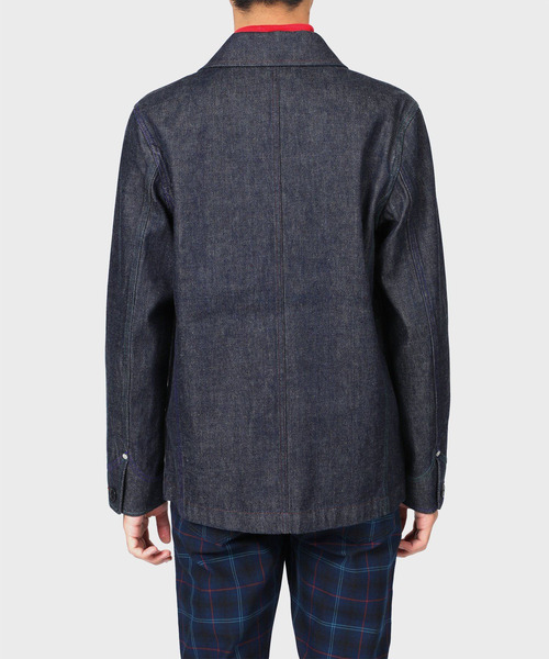 【極希少】Paul Smith ポールスミス ステッチ デザイン カバーオール マルチカラーボタン カバーオール（242109021Z