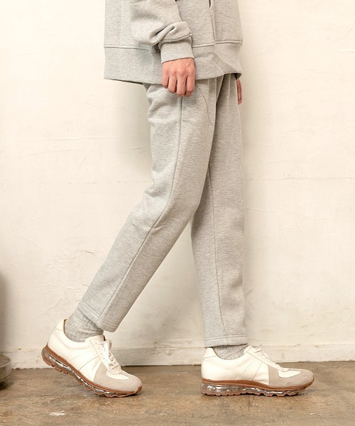 UP START(アップスタート)の「裏起毛スウェットパンツ(セットアップ対応)(スウェットパンツ・メンズ・カーキ/ダークグレー/ブラウン/ベージュ/ダークブルー/アイボリー/ブラック/ボルドー/ネイビー/ダークグリーン/杢グレー・MEDIUM/LARGE)」の21枚目の写真