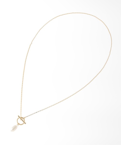 Simplicite(サンプリシテ)の「淡水パールスクエアチェーンネックレス(ネックレス・レディース・ゴールド/シルバー・FREE)」の9枚目の写真