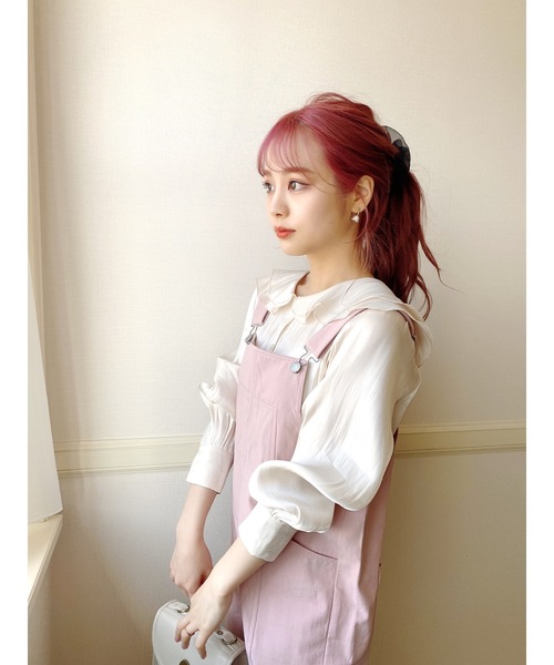 JUMELLE（ジュメロ）の「グロスカラーブラウス（シャツ/ブラウス・レディース・ピンク/アイボリー・FREE）」の17枚目の写真