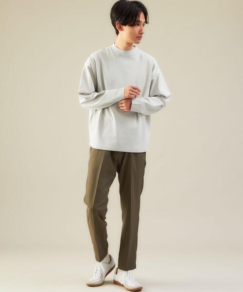 green label relaxing(グリーンレーベルリラクシング)の「SC ヘンプ コットン クルーネック カットソー(Tシャツ/カットソー・メンズ・ライトグレー/ネイビー/ワインレッド/ロイヤルブルー・S/M/L)」の9枚目の写真