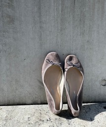 RIVE DROITE | 柔らかなで優しい印象に　スエードバレエシューズ　（レザー/本革）(バレエシューズ)