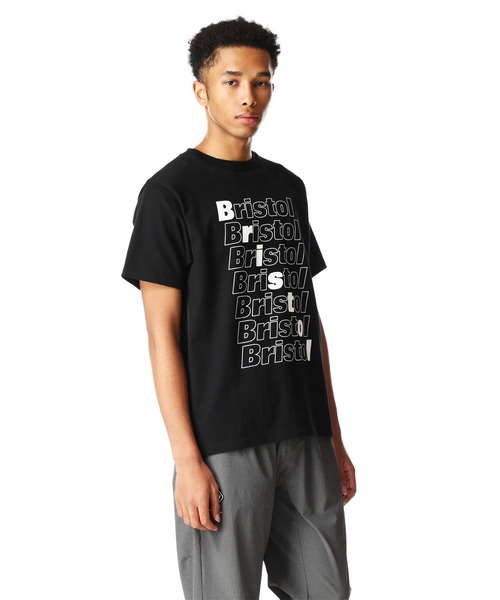F.C.Real Bristol(エフシーレアルブリストル)の「DIAGONAL LOGO TEE(Tシャツ/カットソー・メンズ・ブラック/ホワイト・LARGE/X-LARGE/SMALL/MEDIUM)」の15枚目の写真