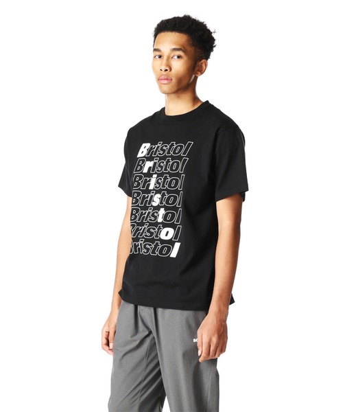 F.C.Real Bristol(エフシーレアルブリストル)の「DIAGONAL LOGO TEE(Tシャツ/カットソー・メンズ・ブラック/ホワイト・LARGE/X-LARGE/SMALL/MEDIUM)」の13枚目の写真