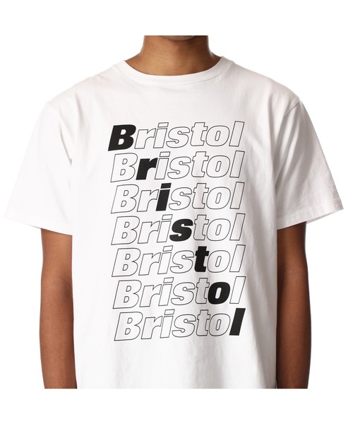 F.C.Real Bristol(エフシーレアルブリストル)の「DIAGONAL LOGO TEE(Tシャツ/カットソー・メンズ・ブラック/ホワイト・LARGE/X-LARGE/SMALL/MEDIUM)」の10枚目の写真