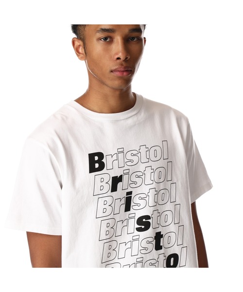 F.C.Real Bristol(エフシーレアルブリストル)の「DIAGONAL LOGO TEE(Tシャツ/カットソー・メンズ・ブラック/ホワイト・LARGE/X-LARGE/SMALL/MEDIUM)」の9枚目の写真