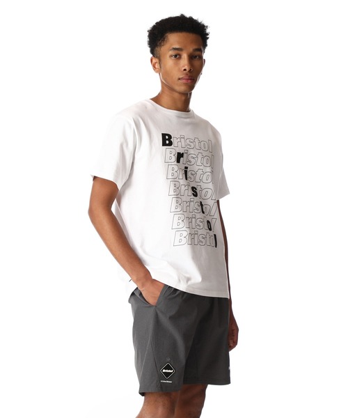 F.C.Real Bristol(エフシーレアルブリストル)の「DIAGONAL LOGO TEE(Tシャツ/カットソー・メンズ・ブラック/ホワイト・LARGE/X-LARGE/SMALL/MEDIUM)」の8枚目の写真