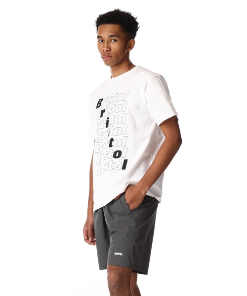F.C.Real Bristol(エフシーレアルブリストル)の「DIAGONAL LOGO TEE(Tシャツ/カットソー・メンズ・ブラック/ホワイト・LARGE/X-LARGE/SMALL/MEDIUM)」の6枚目の写真