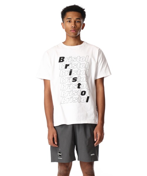 F.C.Real Bristol(エフシーレアルブリストル)の「DIAGONAL LOGO TEE(Tシャツ/カットソー・メンズ・ブラック/ホワイト・LARGE/X-LARGE/SMALL/MEDIUM)」の5枚目の写真