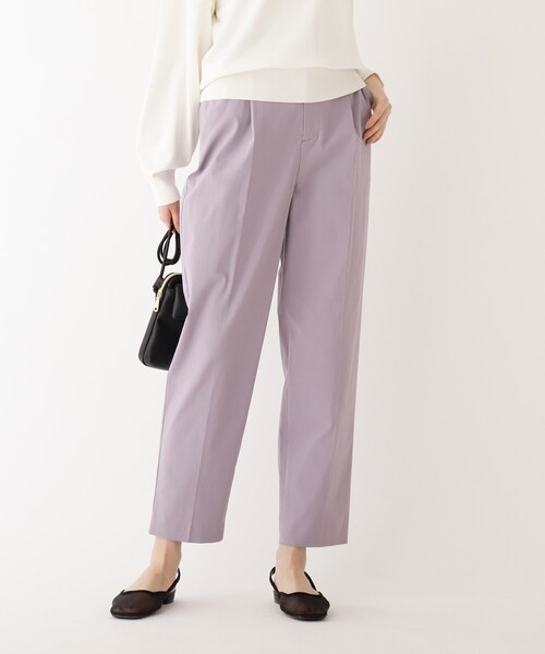 AG by aquagirl（エージーバイアクアガール）の「◆タブデザインテーパードパンツ（その他パンツ・レディース・ブラック/ライトパープル/サンドベージュ/グリーン系・40/38/36）」の4枚目の写真