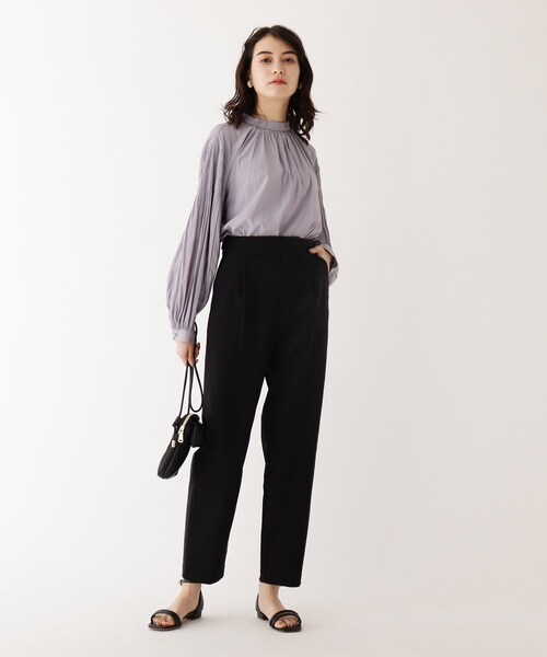 AG by aquagirl（エージーバイアクアガール）の「◆タブデザインテーパードパンツ（その他パンツ・レディース・ブラック/ライトパープル/サンドベージュ/グリーン系・40/38/36）」の8枚目の写真