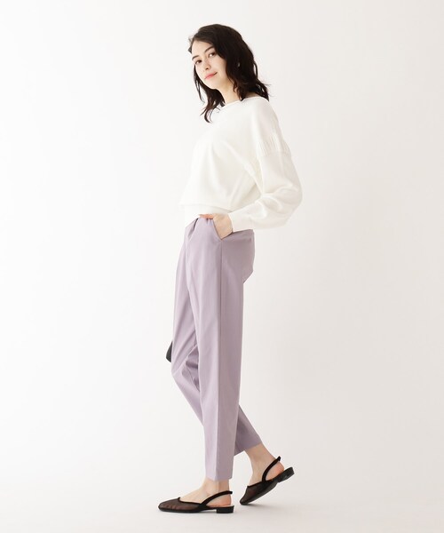 AG by aquagirl（エージーバイアクアガール）の「◆タブデザインテーパードパンツ（その他パンツ・レディース・ブラック/ライトパープル/サンドベージュ/グリーン系・40/38/36）」の16枚目の写真