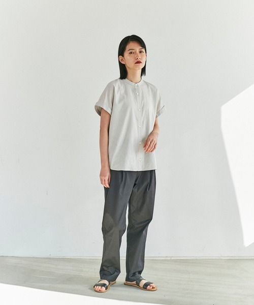 ReNorm(リノーム)の「タックテーパードパンツ(その他パンツ・レディース・ブラック/ベージュ/ピンク・S/M)」の13枚目の写真