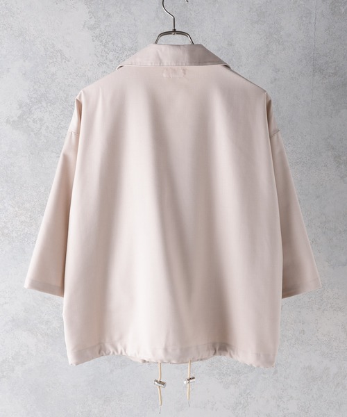 Alpinus（アルピナス）の「Alpinus - Zip pocket open colorshirt / ジップポケット オープンカラーシャツ（シャツ/ブラウス・メンズ・ホワイト/ネイビー/モカ/ブラック/ライトブルー・SMALL/MEDIUM）」の17枚目の写真