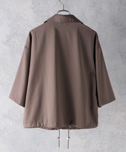 Alpinus（アルピナス）の「Alpinus - Zip pocket open colorshirt / ジップポケット オープンカラーシャツ（シャツ/ブラウス・メンズ・ホワイト/ネイビー/モカ/ブラック/ライトブルー・SMALL/MEDIUM）」の22枚目の写真