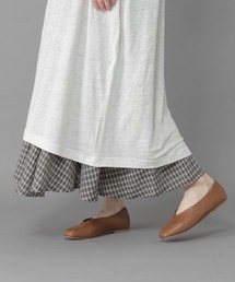 studio CLIP | 《Natural by studio CLIP》リネン混マキシスカート(スカート)