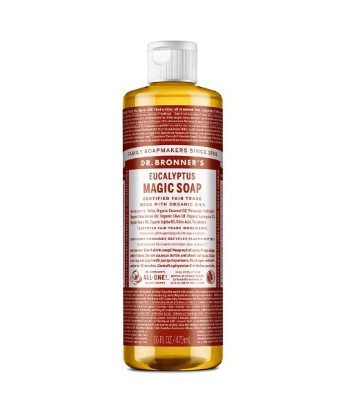DR.BRONNER'S(ドクターブロナー)の「ドクターブロナー マジックソープ 473mL(石鹸/ボディソープ・レディース・RO(ローズ)/BA(ベビーマイルド)/CH(チェリーブロッサム)/TE(ティートゥリー)/GR(グリーンティ)/LA(ラベンダー)/CI(シトラスオレンジ)/AL(アーモンド)/SA(サンダルウッド&ジャスミン)/PE(ペパーミント)/EU(ユーカリ)・FREE)」の11枚目の写真